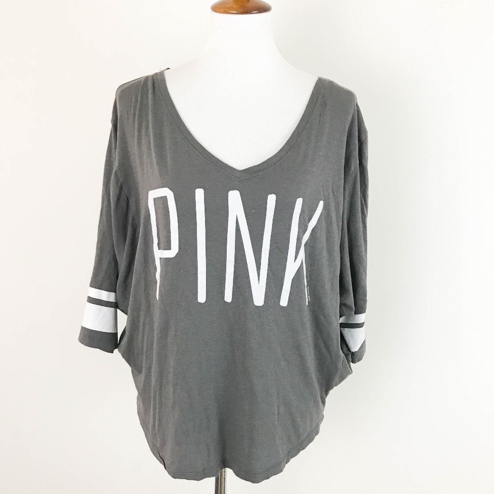 Victoria's Secret PINK Dolman Top 3/4 Sleeve XS - Picture 1 of 8